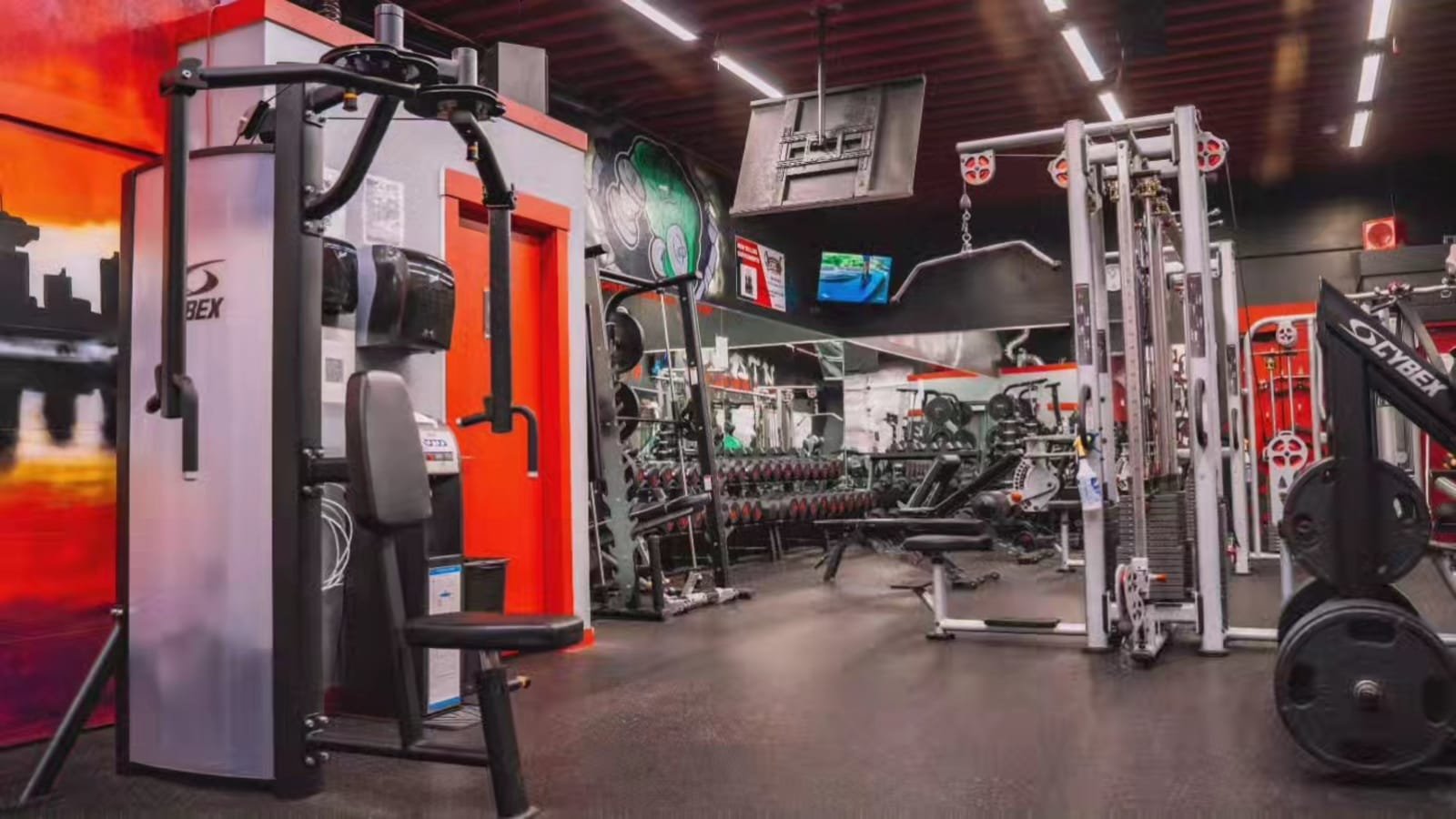 Inside Level Up Fitness Club in Surrey