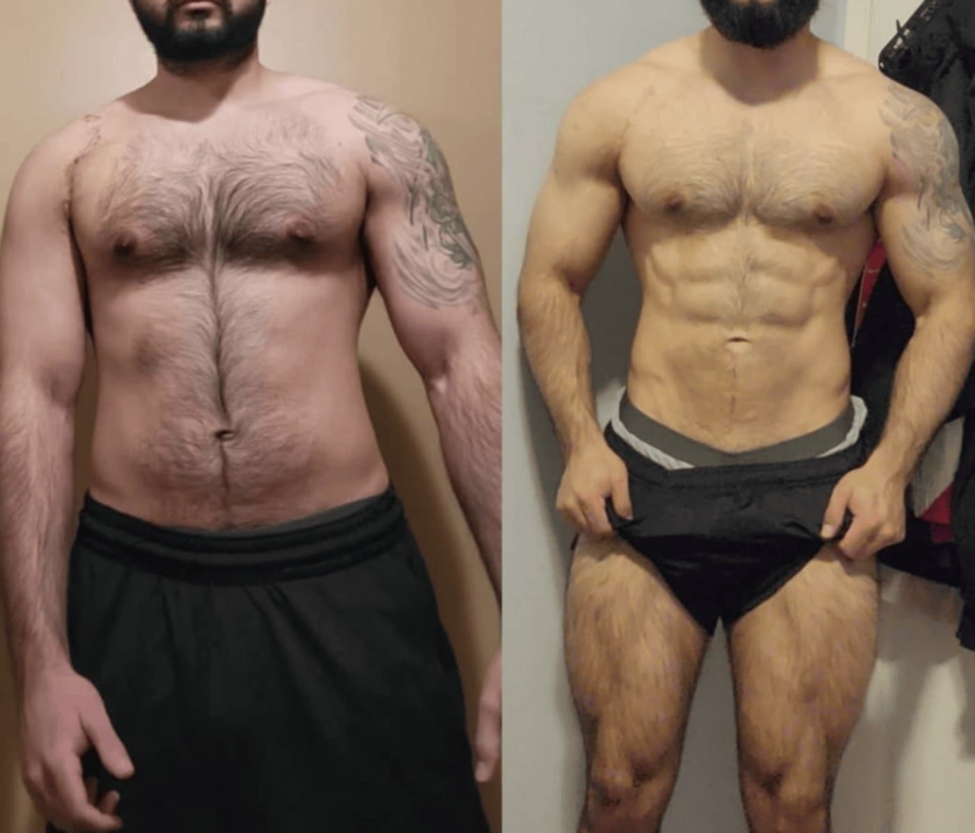Level Up Fitness Club member transformation 11 — before and after