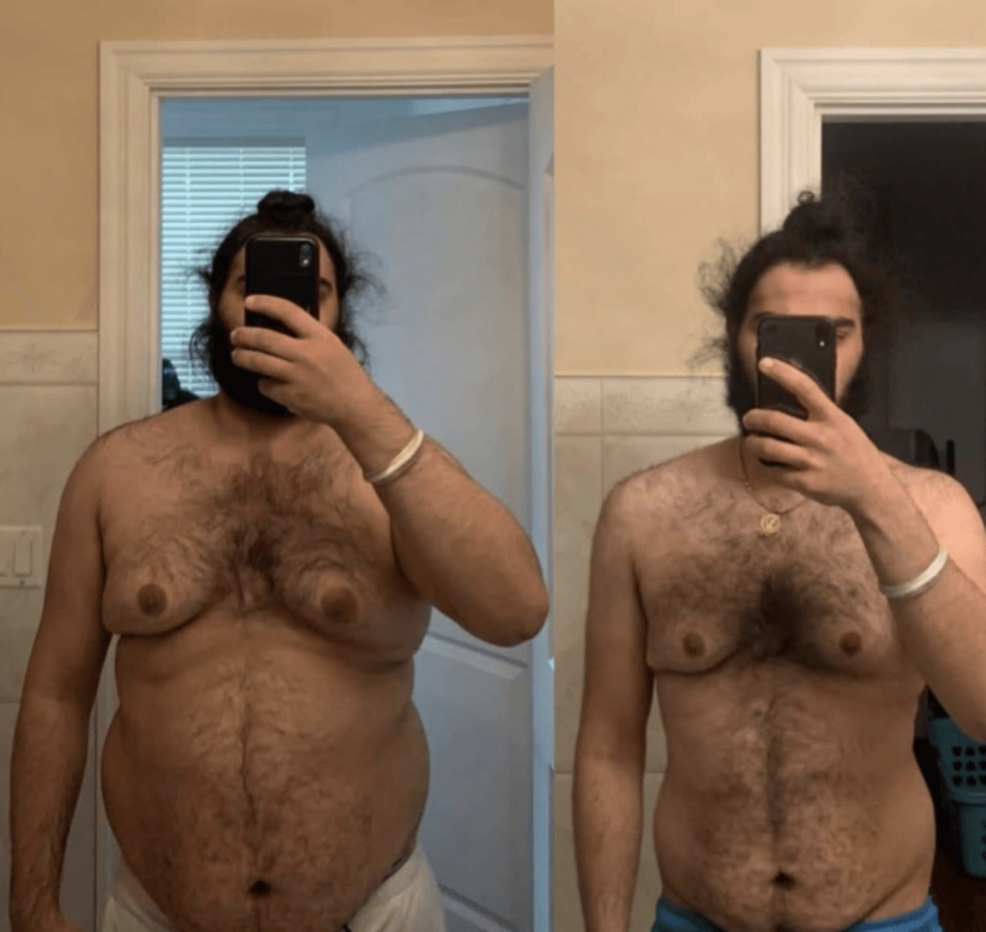 Level Up Fitness Club member transformation 16 — before and after