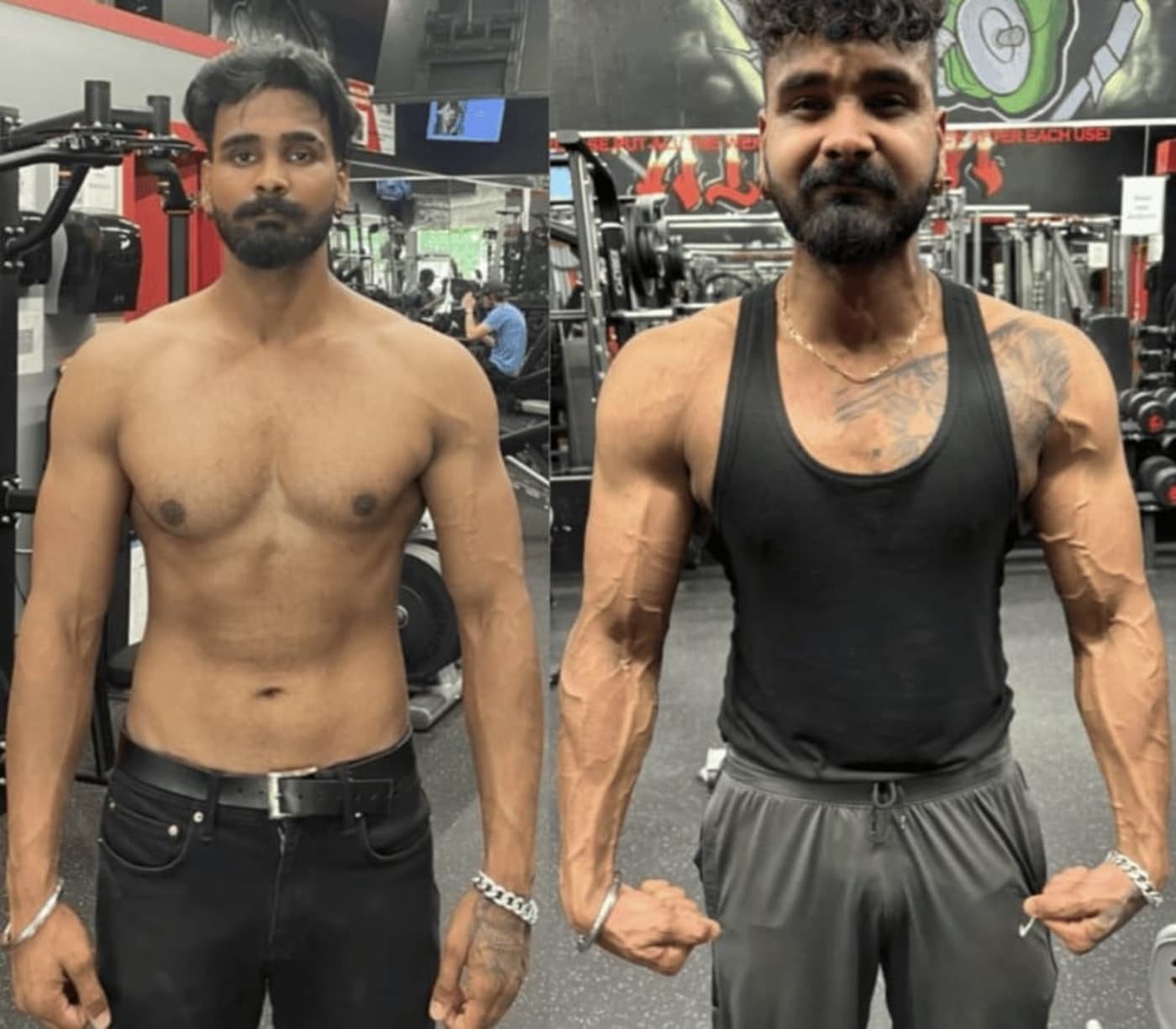 Level Up Fitness Club member transformation 17 — before and after