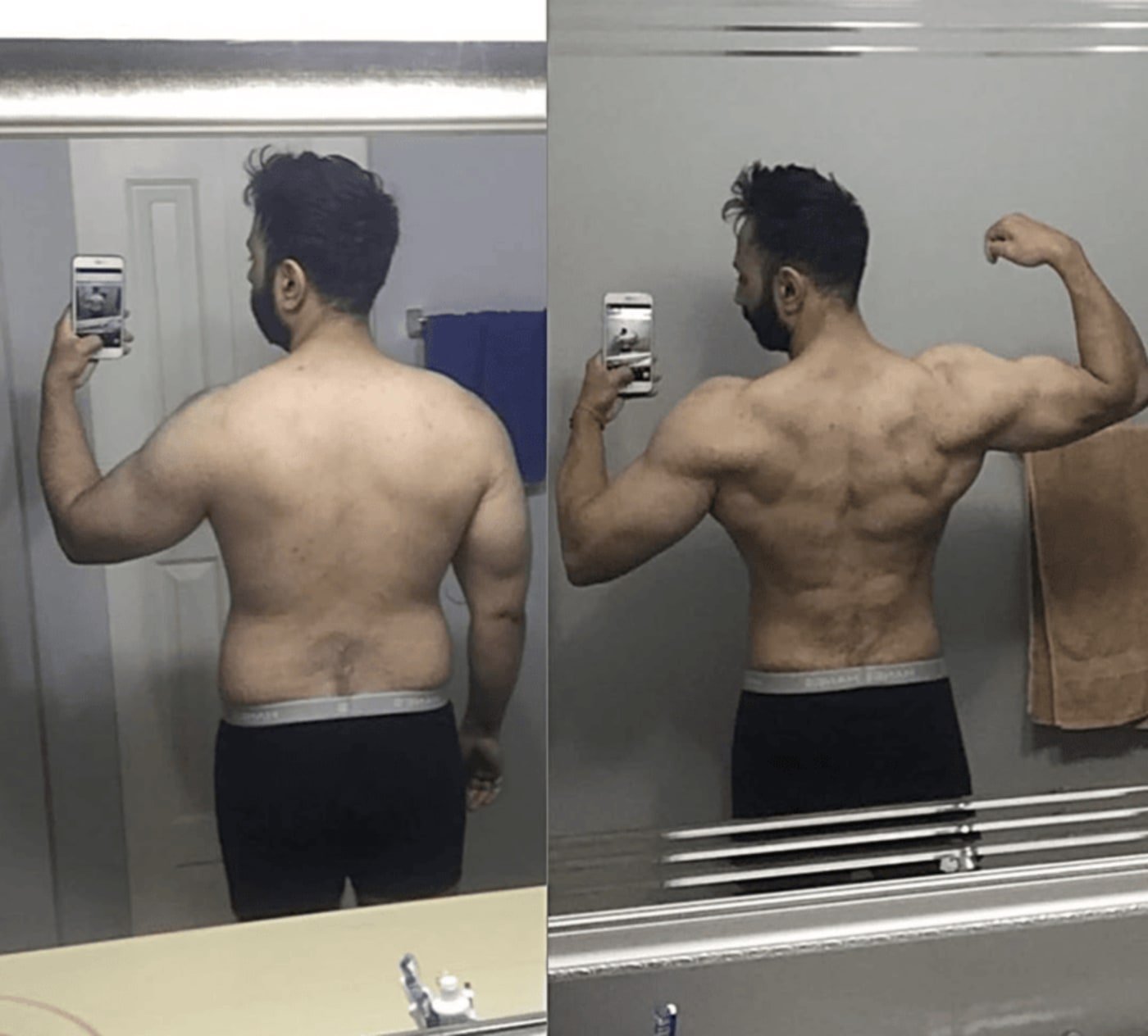Level Up Fitness Club member transformation 4 — before and after